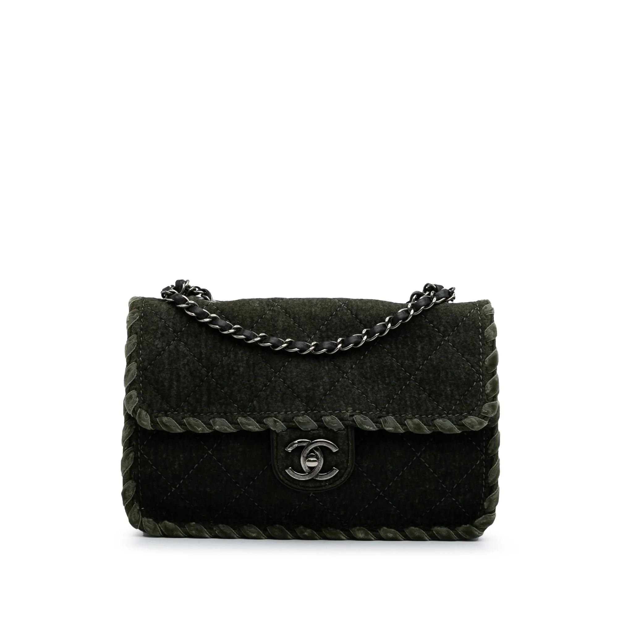 Quilted Wool Felt Whipstitch Fancy Flap