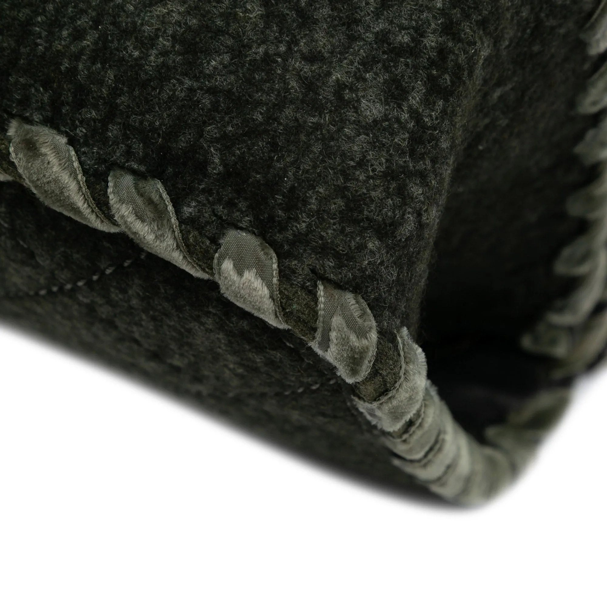 Quilted Wool Felt Whipstitch Fancy Flap