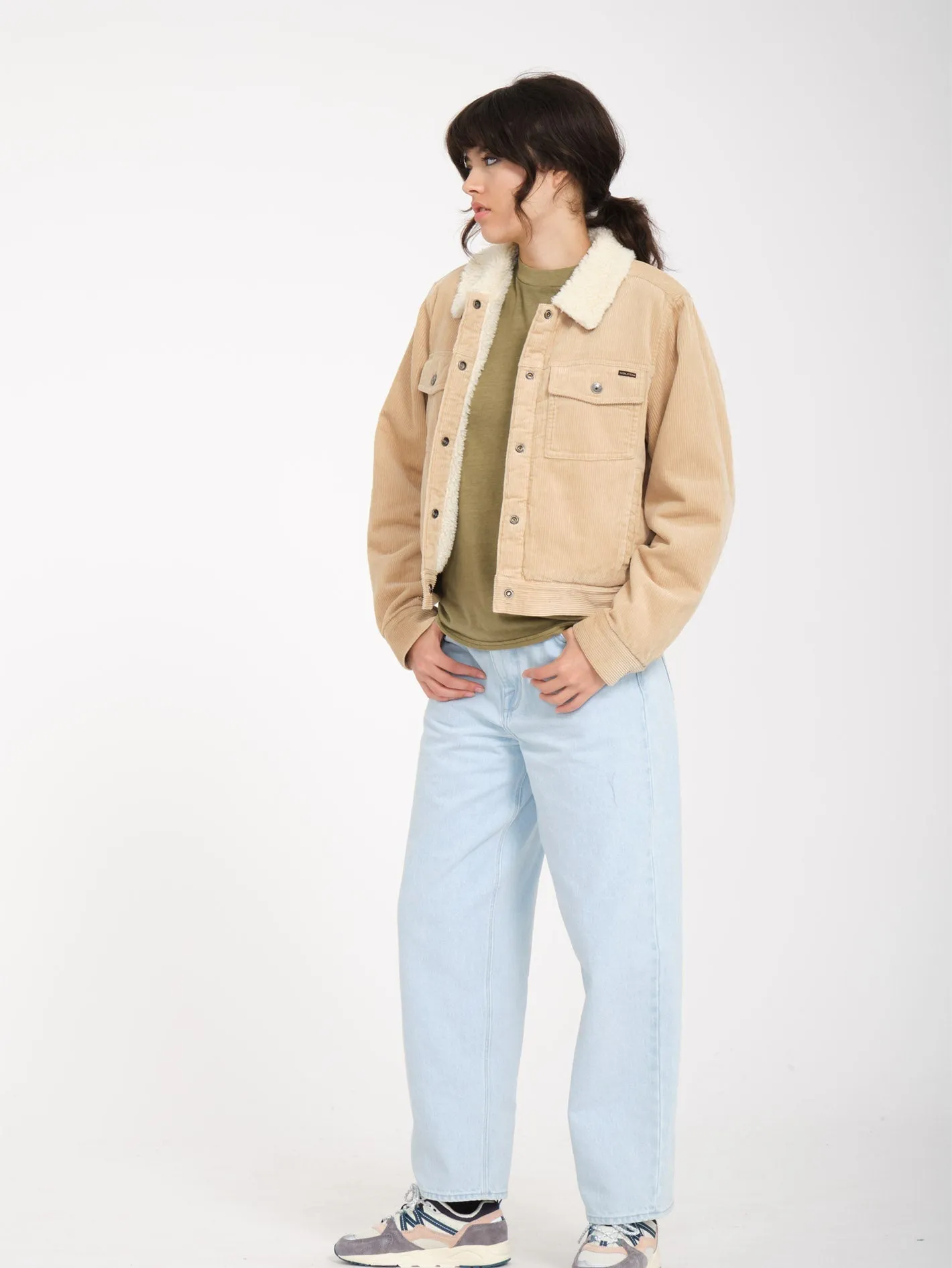 Radstone Kordjacke - KHAKI