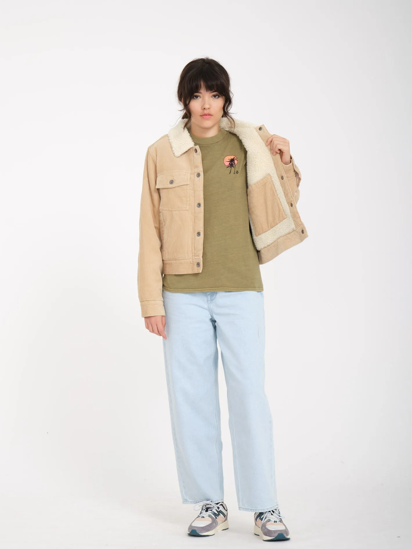 Radstone Kordjacke - KHAKI