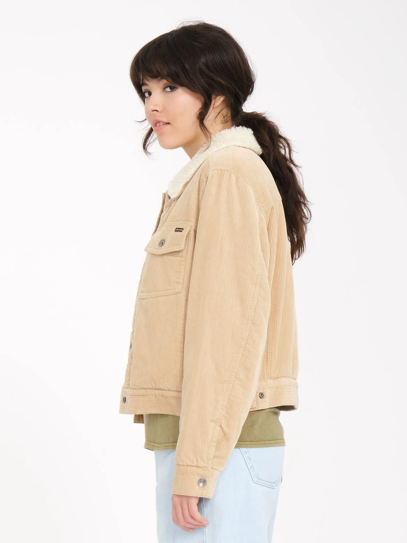 Radstone Kordjacke - KHAKI
