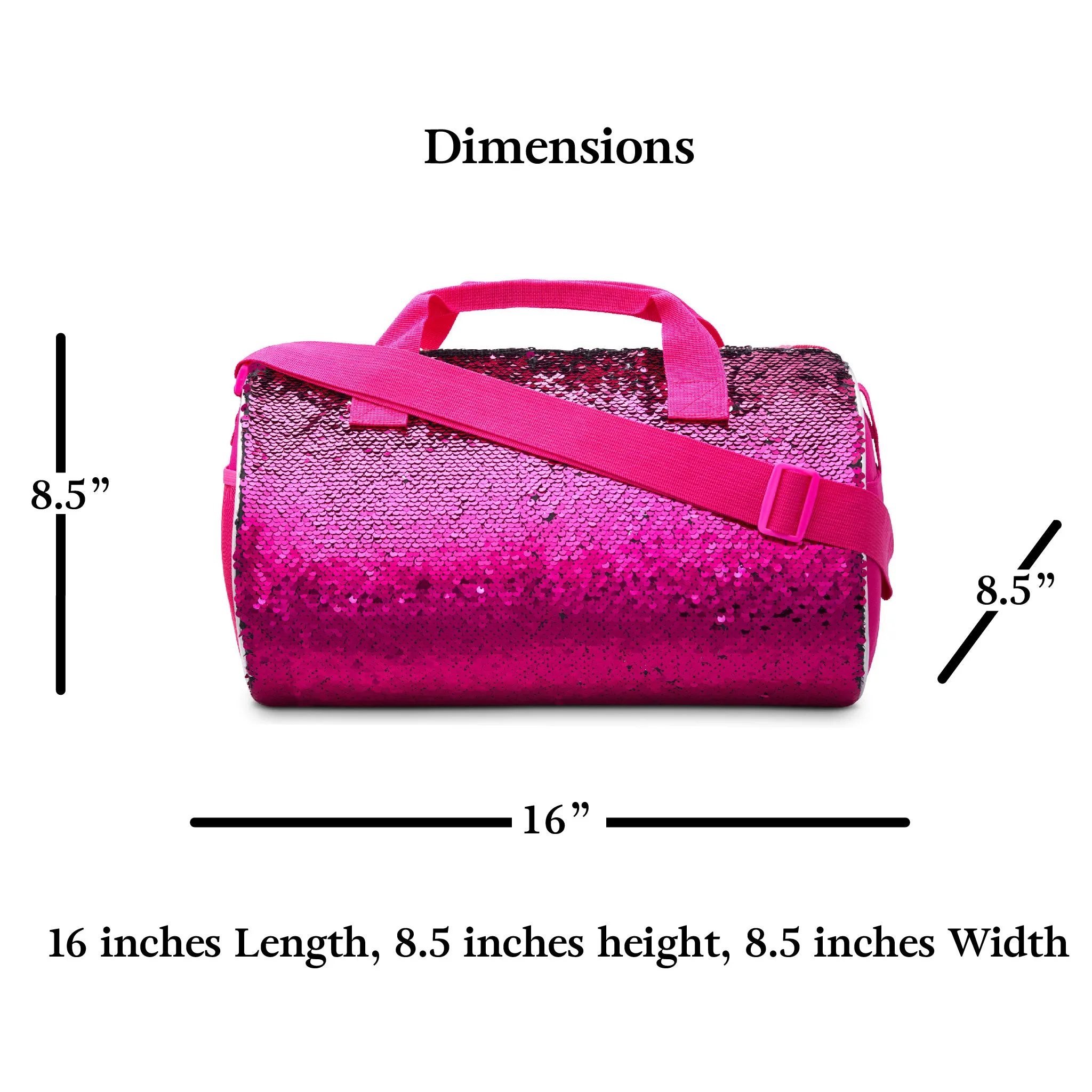 Reversible Sequin Dance Duffle Bag
