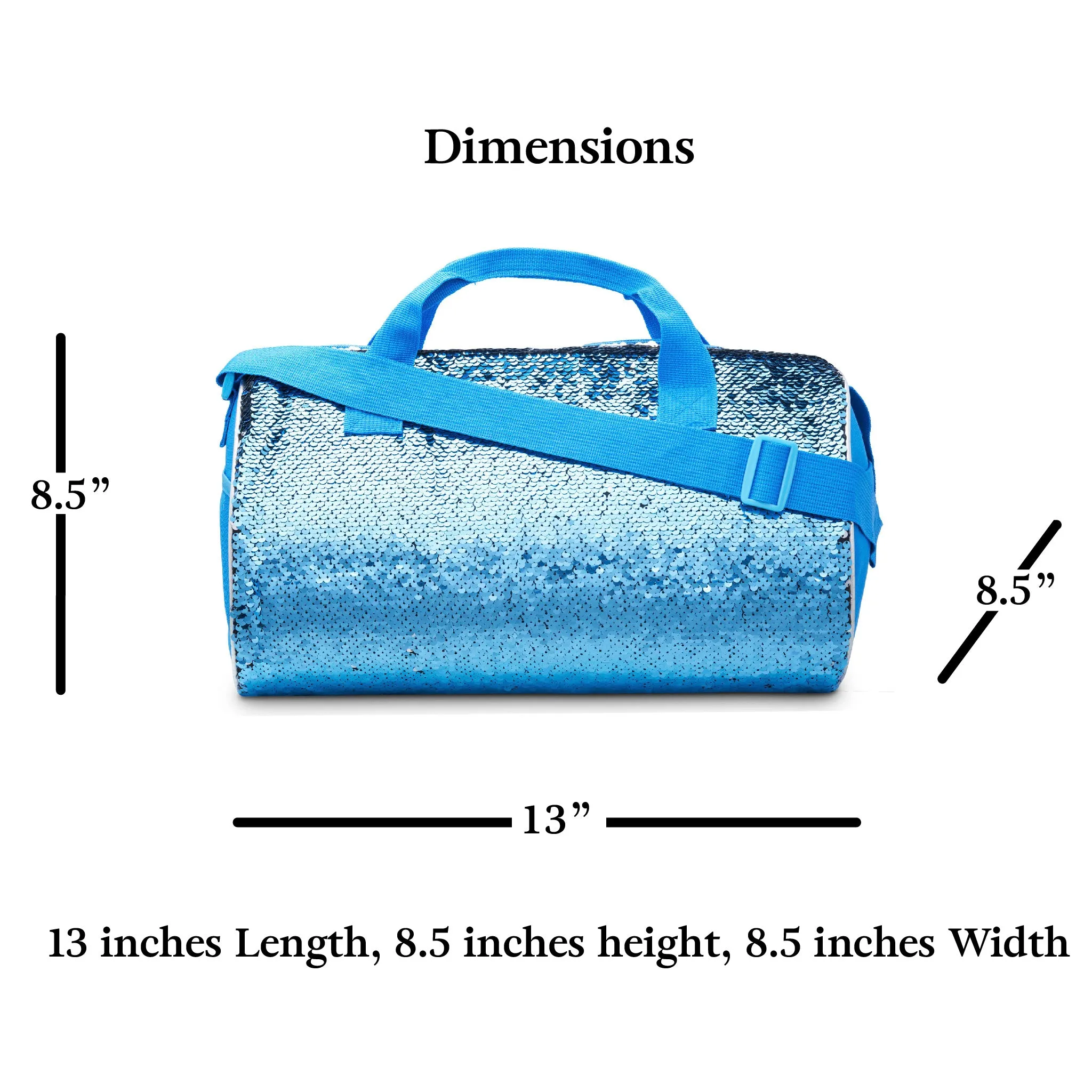 Reversible Sequin Dance Duffle Bag