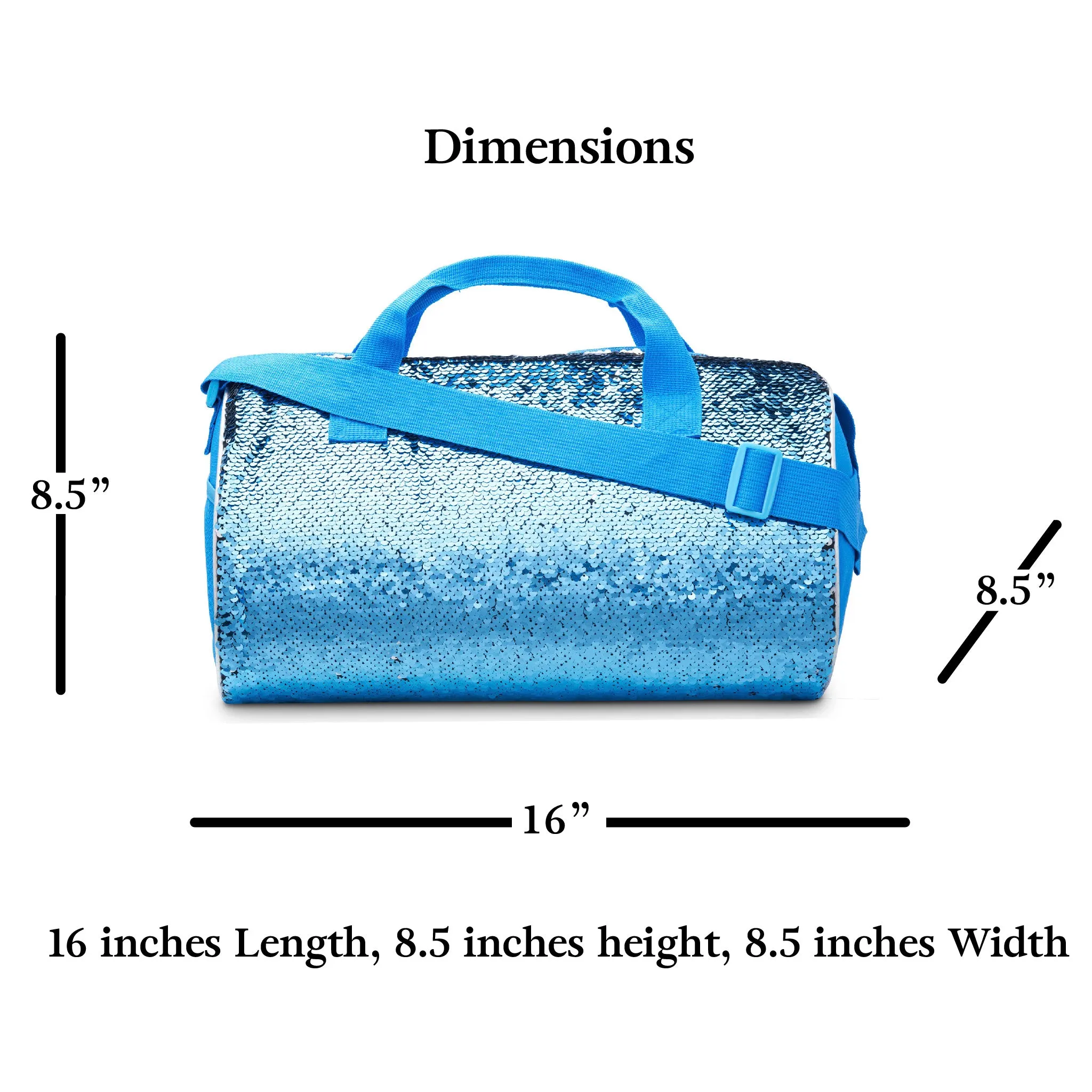Reversible Sequin Dance Duffle Bag