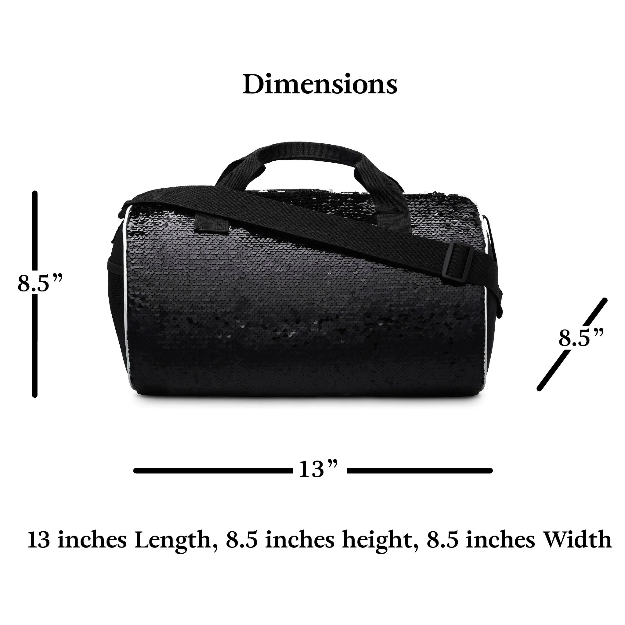 Reversible Sequin Dance Duffle Bag
