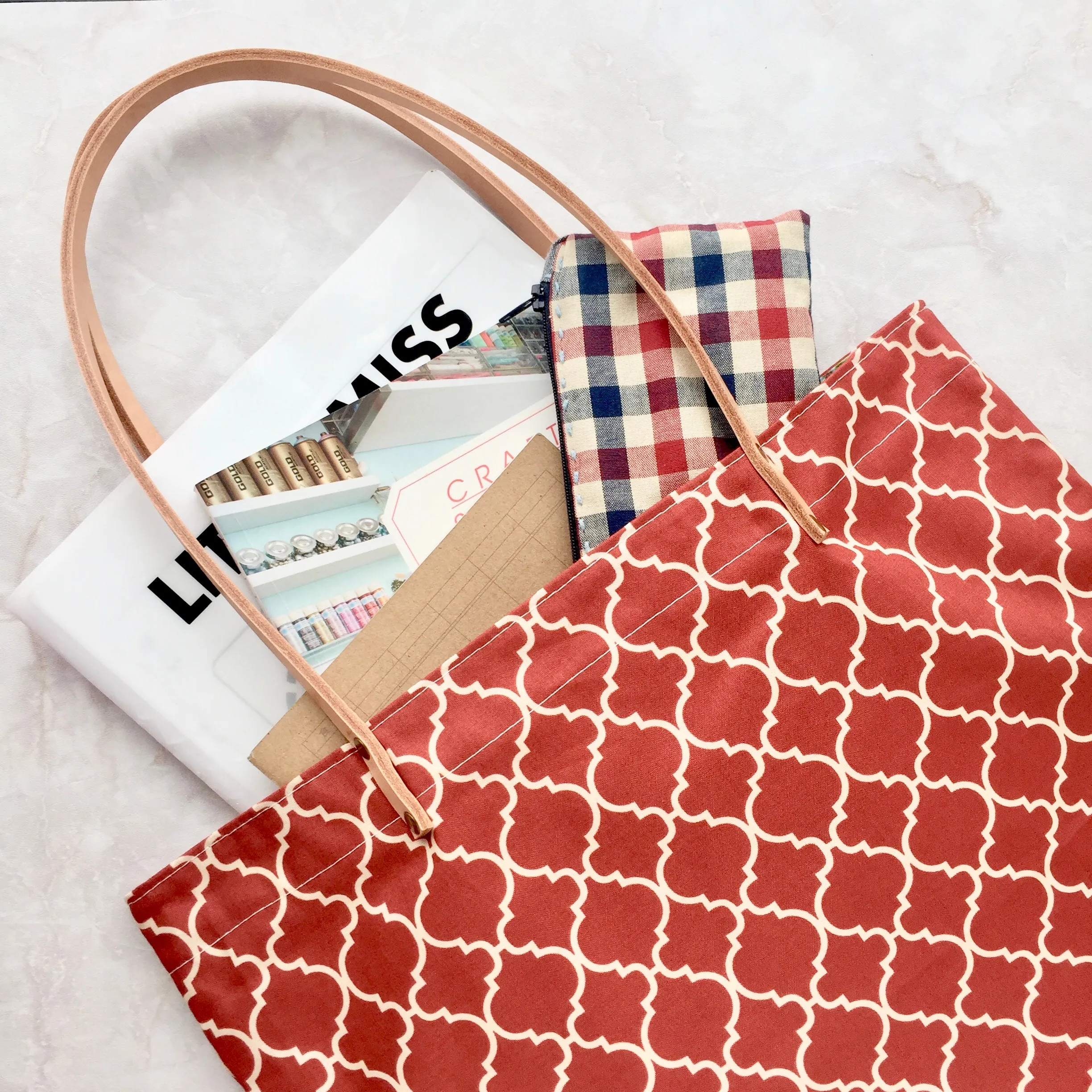 Reversible tote bag