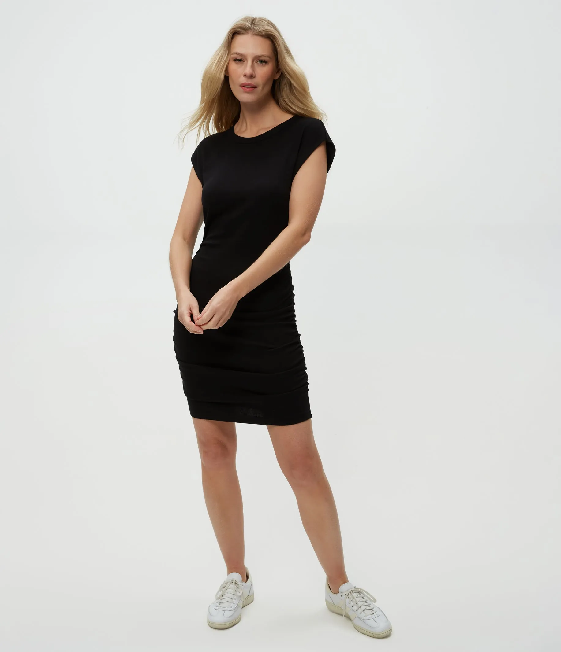 Ricci Power Shoulder Dress