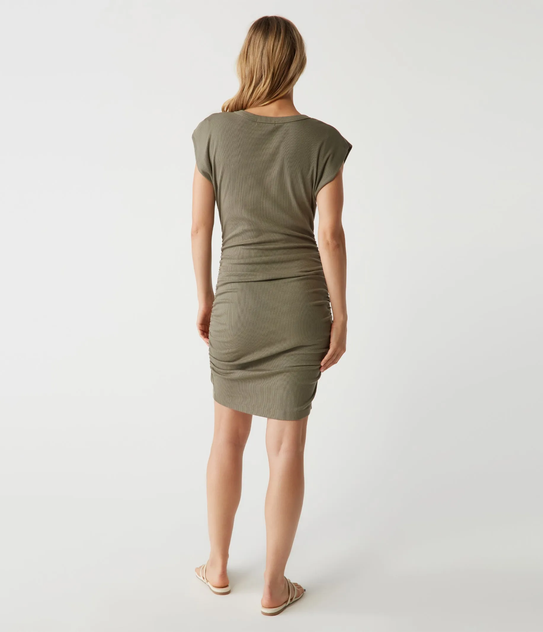 Ricci Power Shoulder Dress
