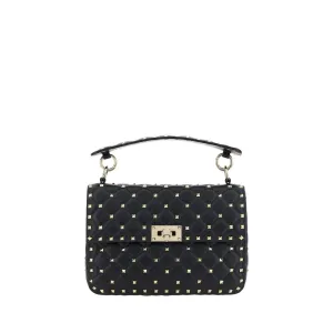 Rockstud Spike Leather Shoulder Bag