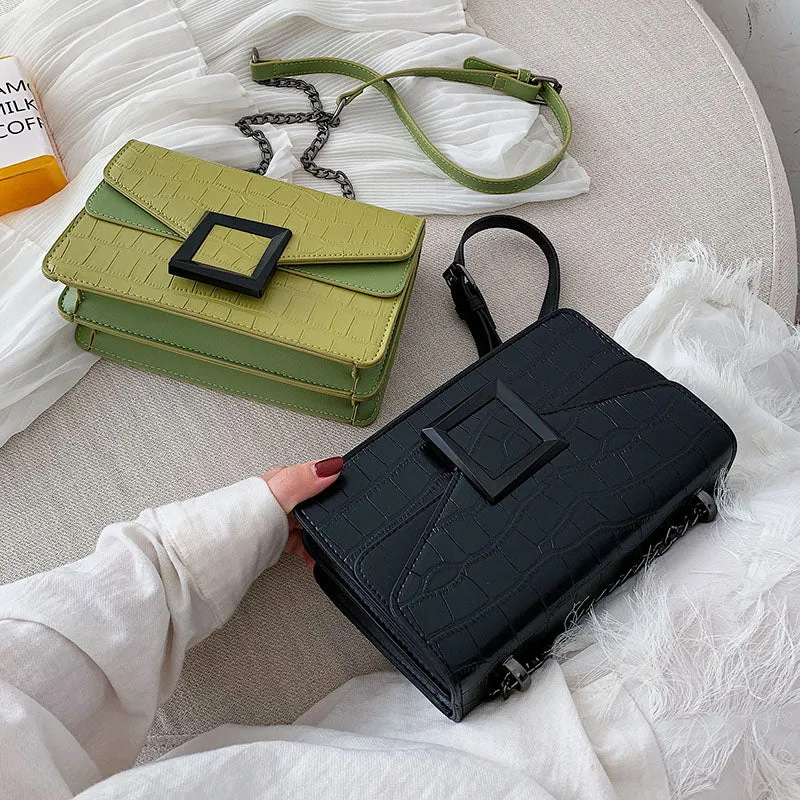 Sacs à bandoulière en cuir pour femmes collection 2023 / Petit sac à bandoulière Messenger Femme Chaîne de luxe Sacs à main