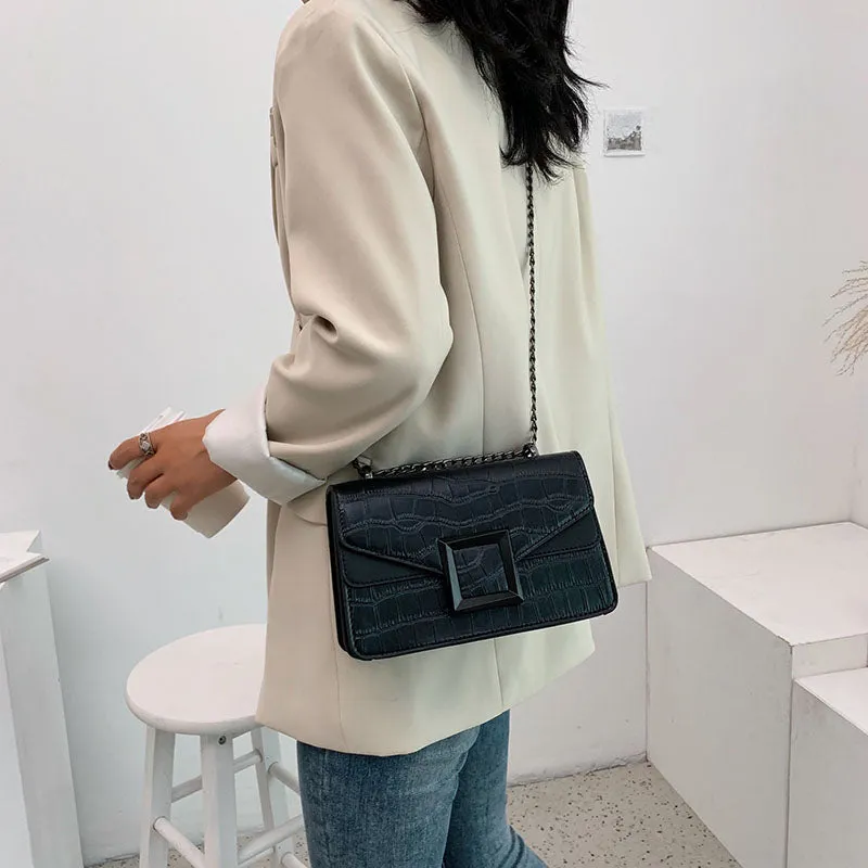 Sacs à bandoulière en cuir pour femmes collection 2023 / Petit sac à bandoulière Messenger Femme Chaîne de luxe Sacs à main