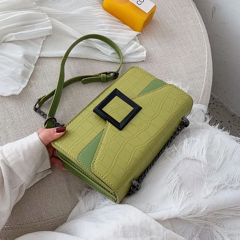 Sacs à bandoulière en cuir pour femmes collection 2023 / Petit sac à bandoulière Messenger Femme Chaîne de luxe Sacs à main