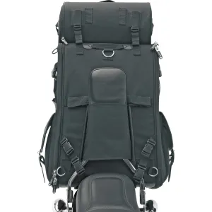 SADDLEMEN EX2200 Sissy Bar Bag with Roll Bag