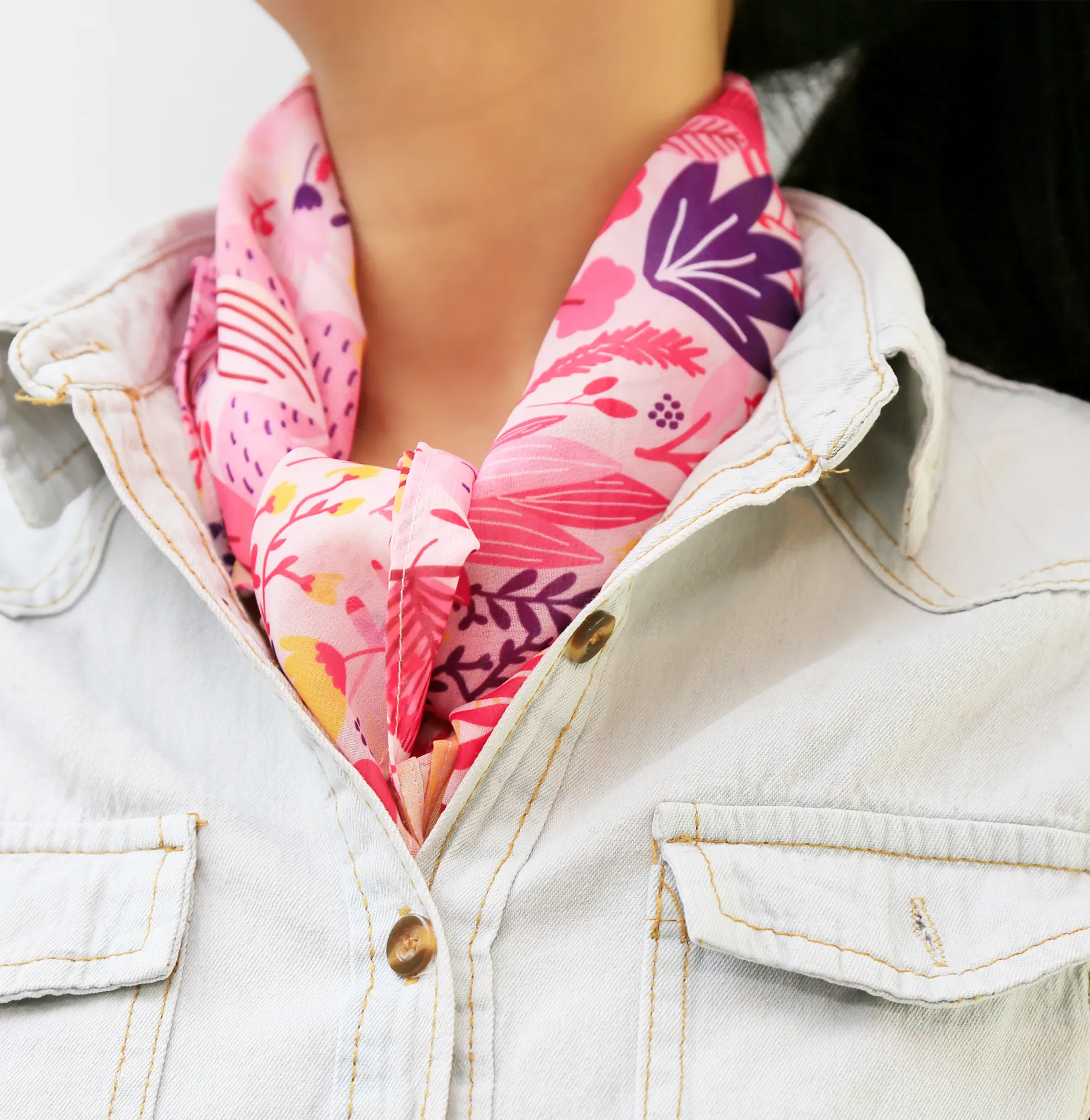 Scarf - Posy and buds