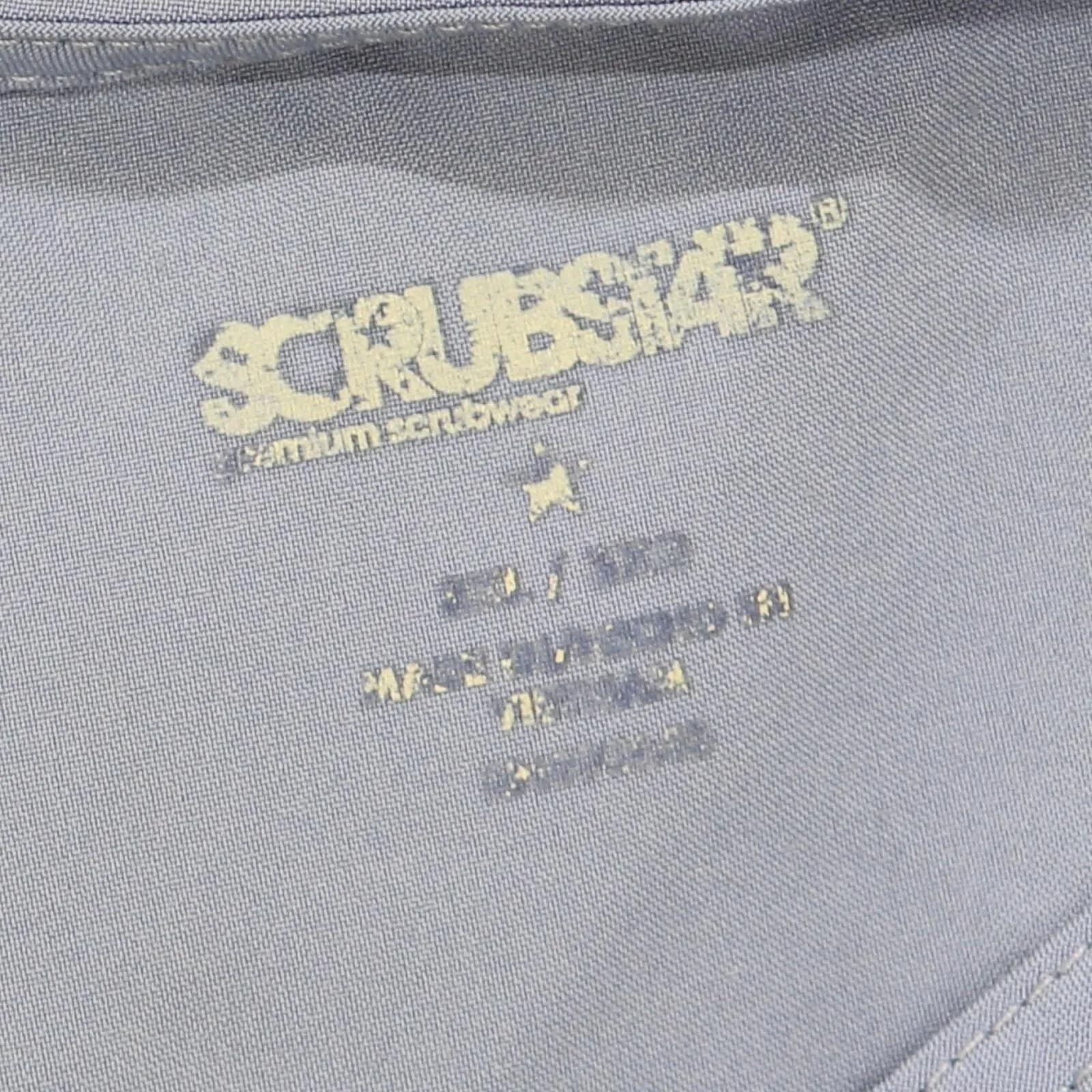 Scrubstar Womens V-Neck Short Sleeve Scrub Top 166fe5b631995c Blue M