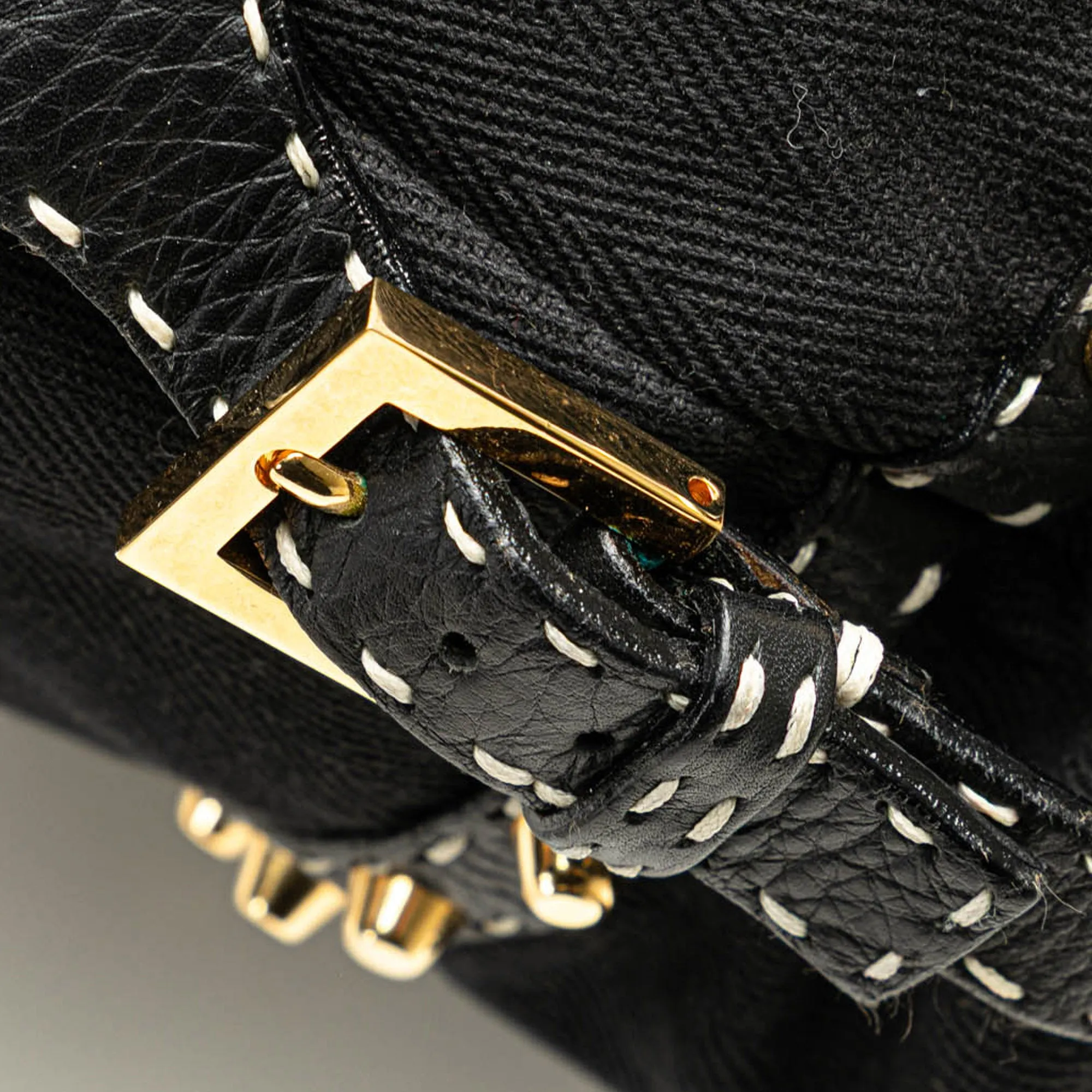 Selleria Studded Canvas Shoulder Bag