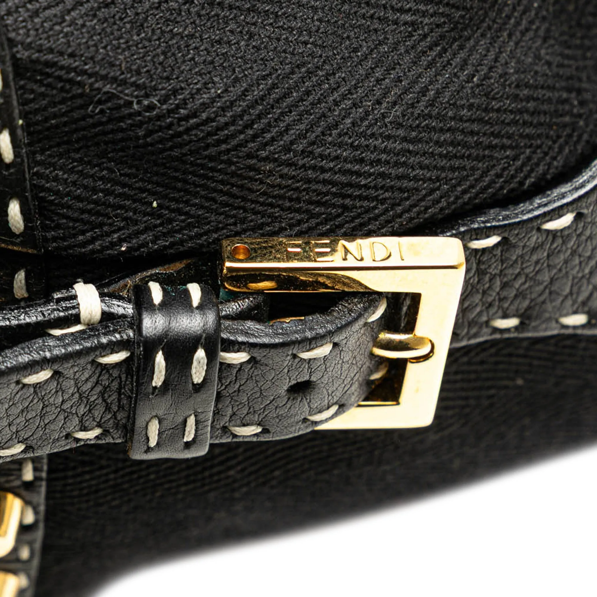 Selleria Studded Canvas Shoulder Bag