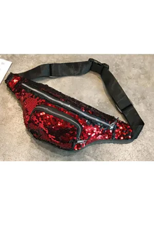Sequin Red Bum Bag