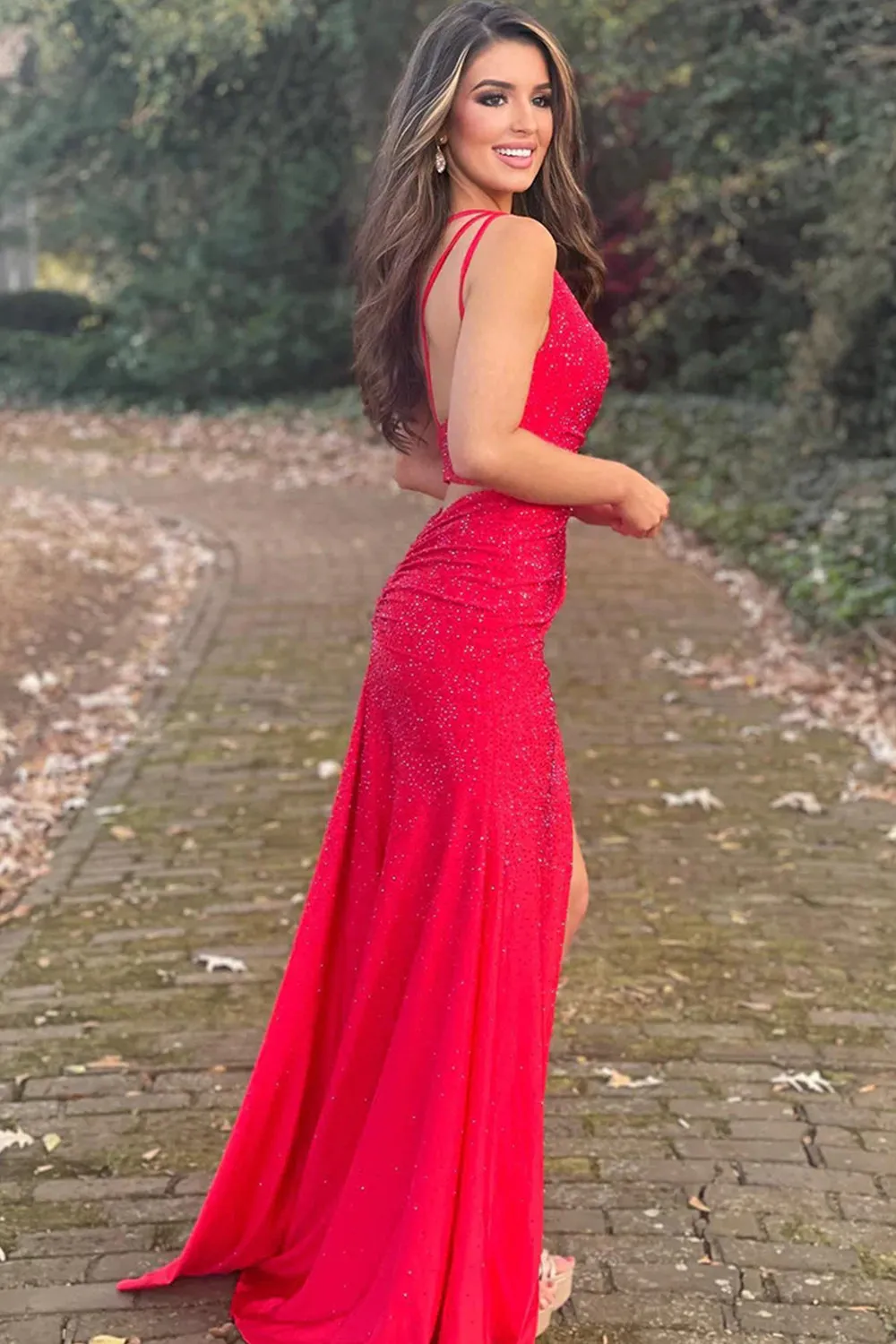 Sheath One Shoulder Black Long Prom Dress with Beading