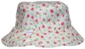 Sherpa Bucket Hat - Coral Mini Flowers