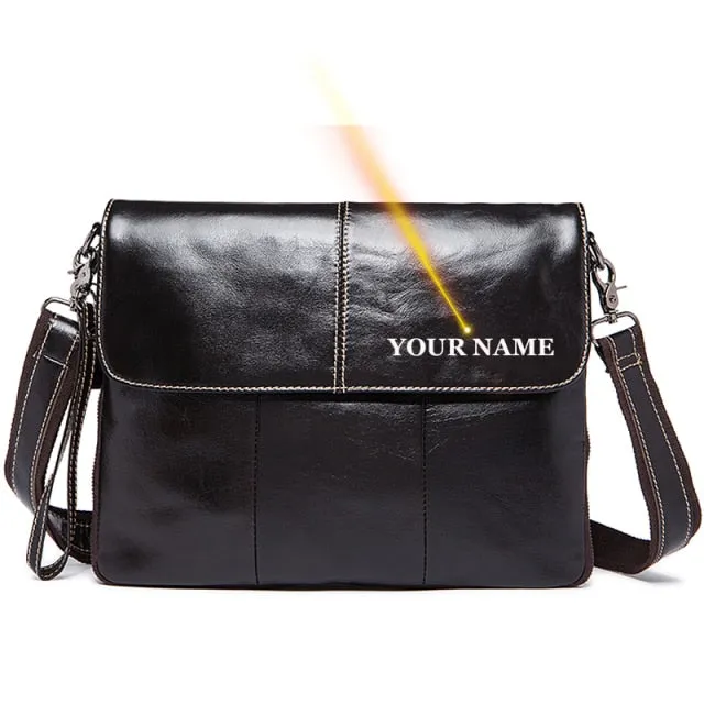 Shoulder Bag Leather Men's Bag