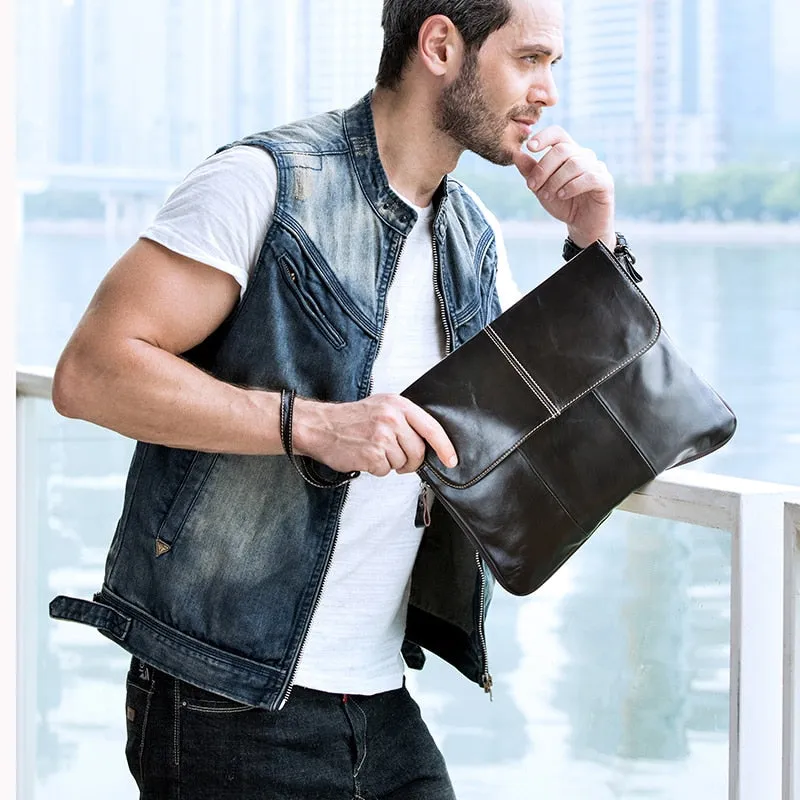 Shoulder Bag Leather Men's Bag