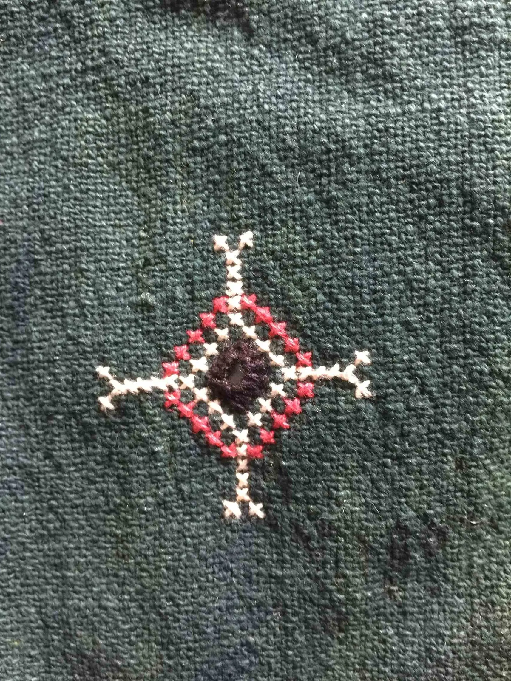 Shoulder Pouch with Tribal Embroidery