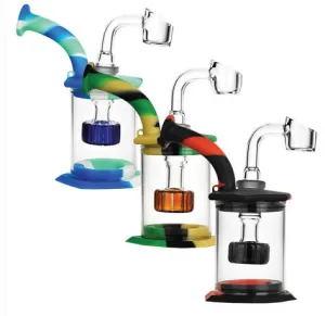 Silicone Glass Rig w Disc Perc - 5"