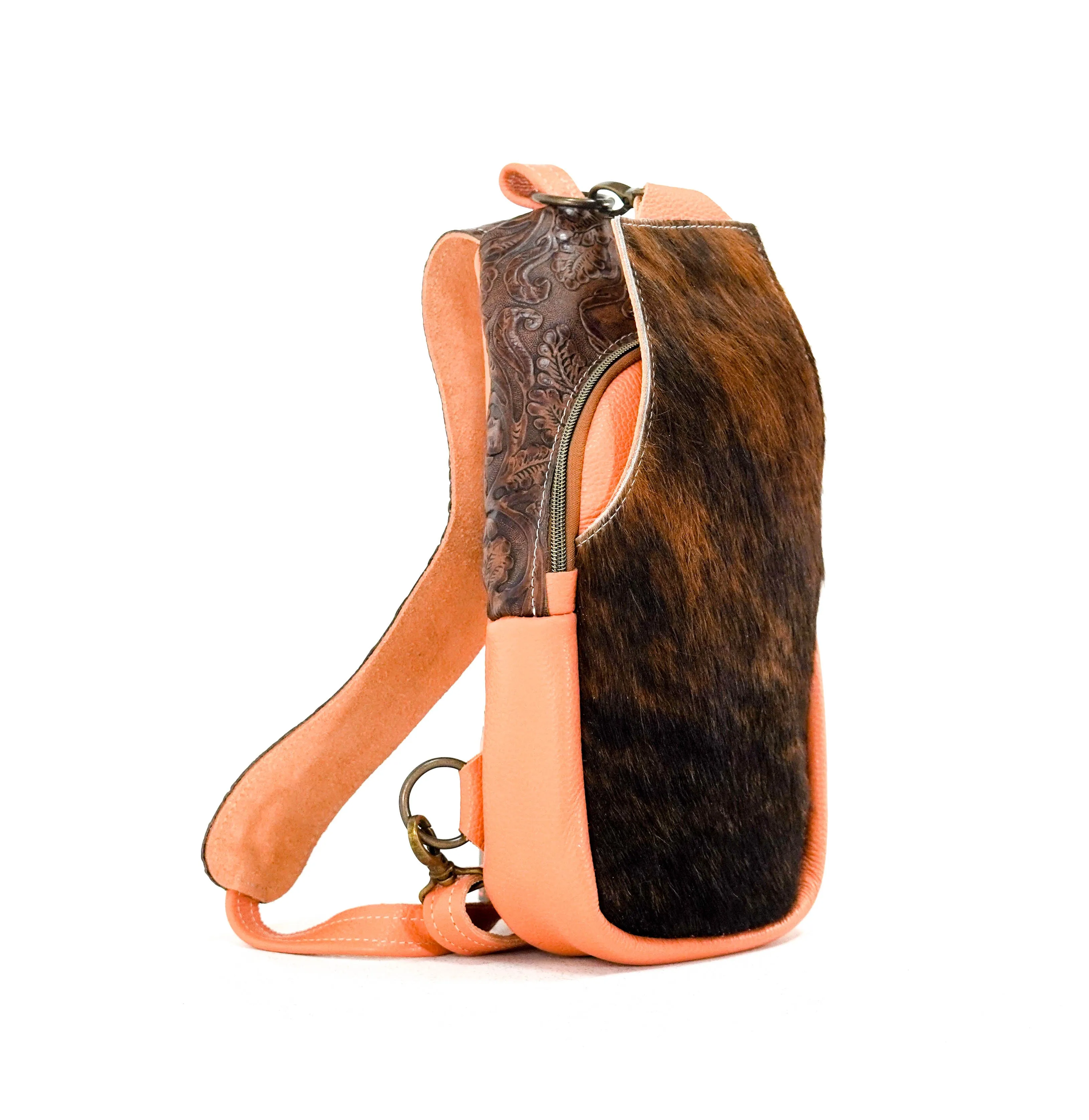 Sling Bag - Red Brindle w/ Cowboy tool