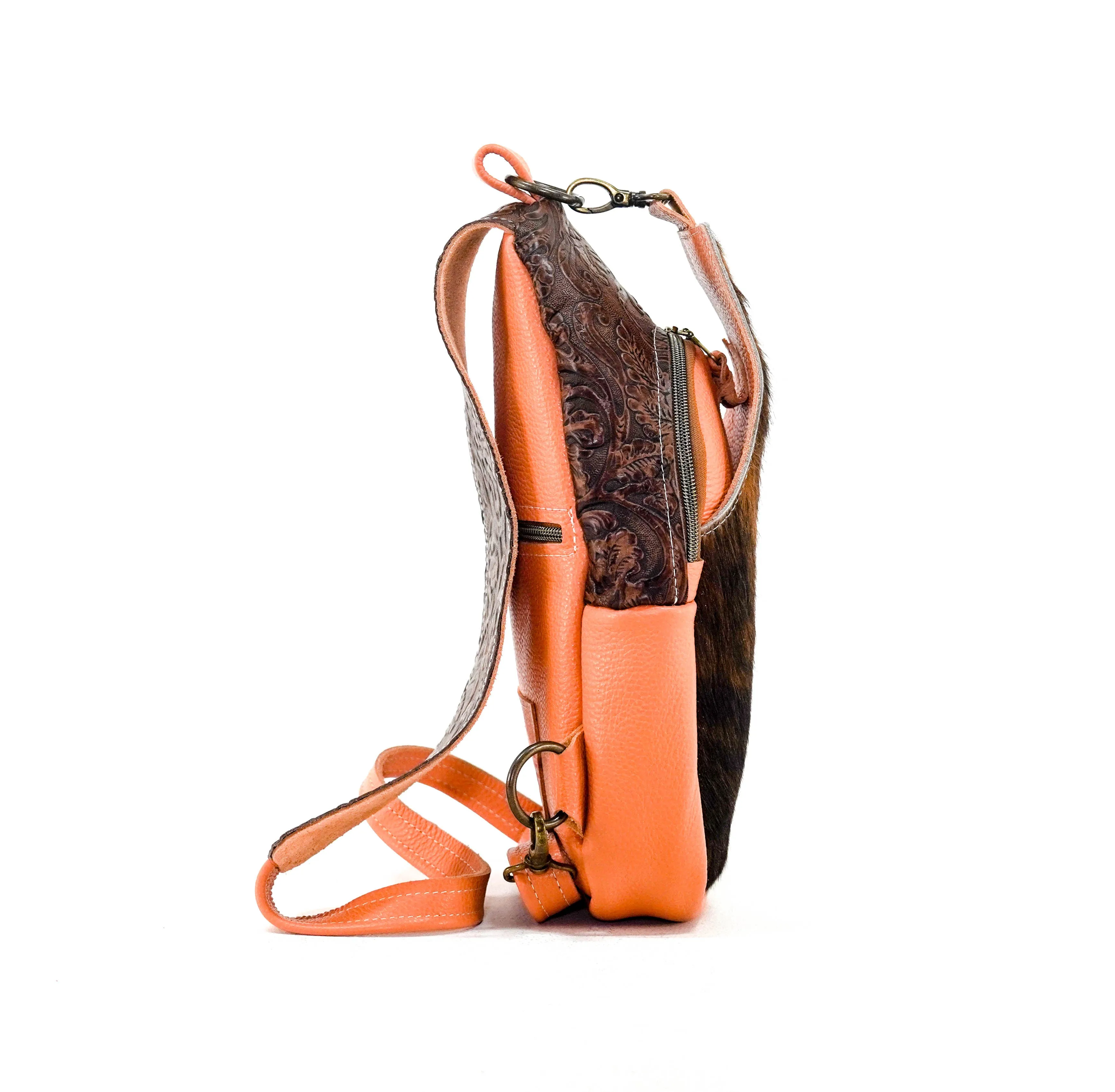 Sling Bag - Red Brindle w/ Cowboy tool