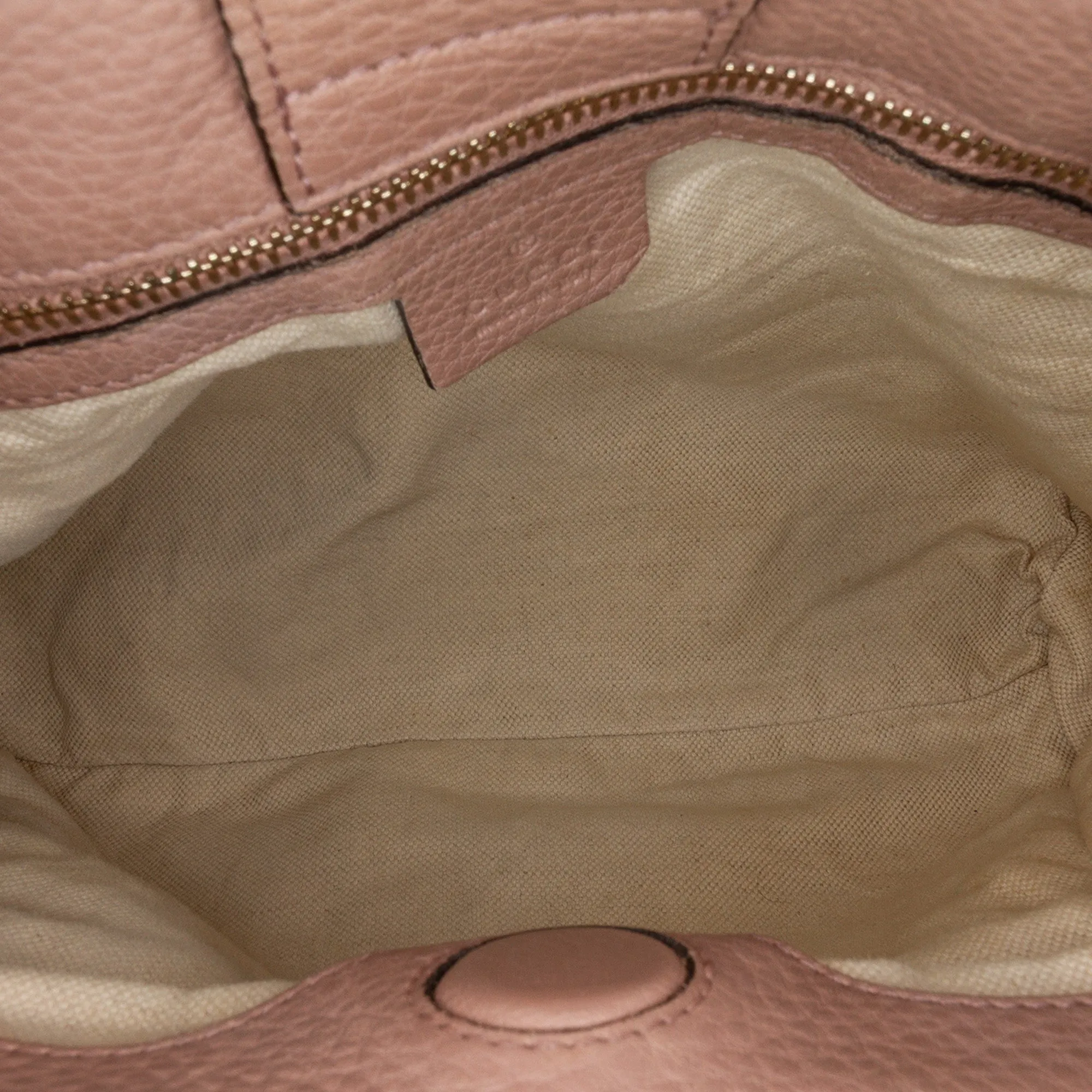 Small Calfskin Bamboo Shopper Satchel
