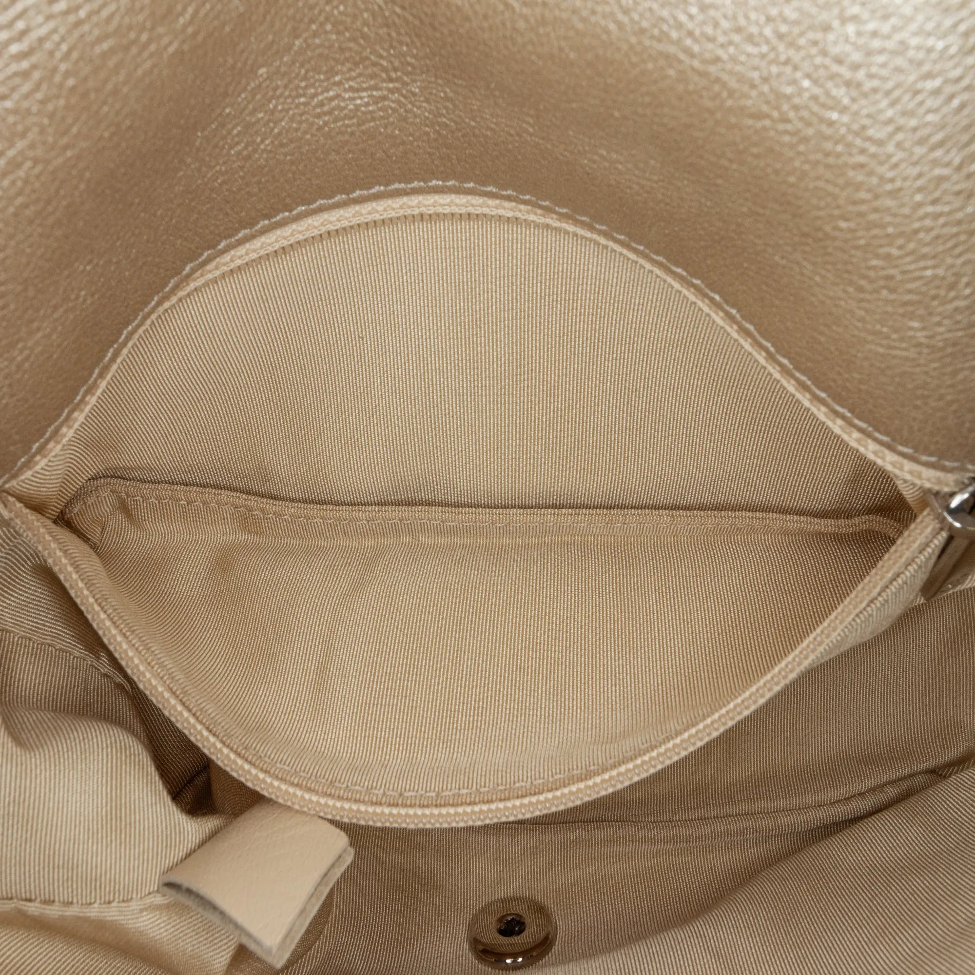 Small Chevron Studded Calfskin Flap