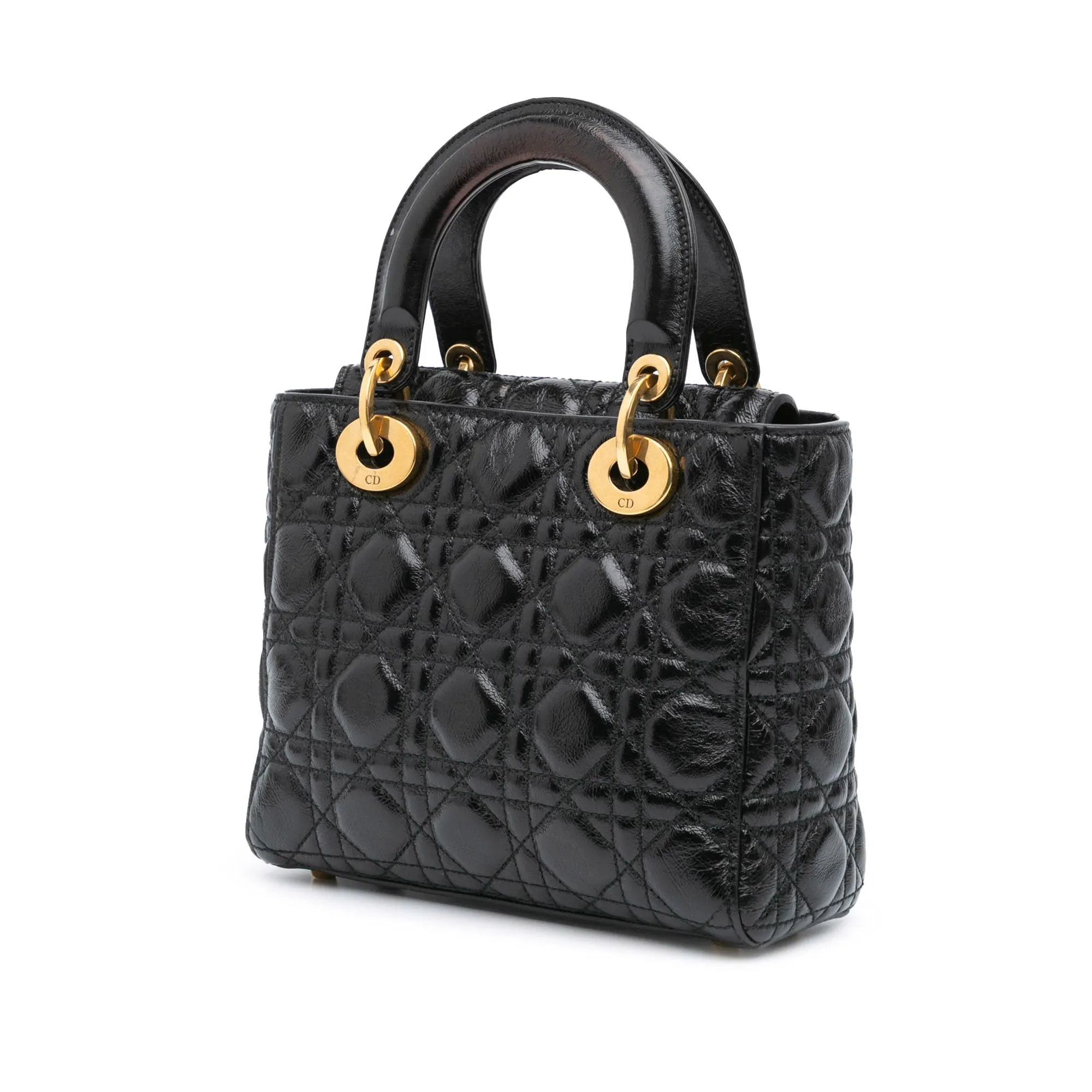 Small Crinkled Patent Cannage My ABCDior Lady Dior