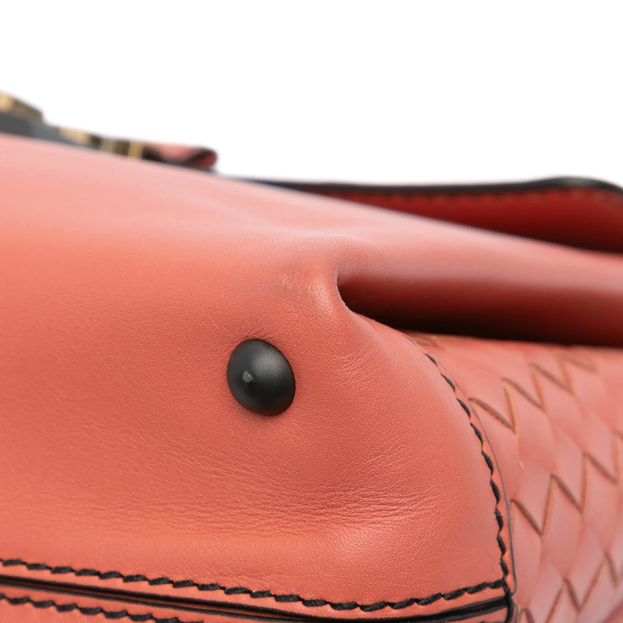 Small Nappa Intrecciato Piazza Satchel