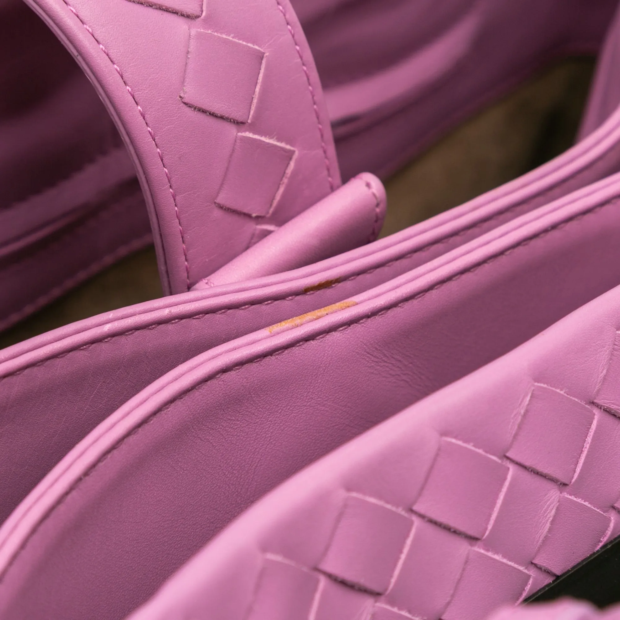 Small Nappa Intrecciato Roma Satchel