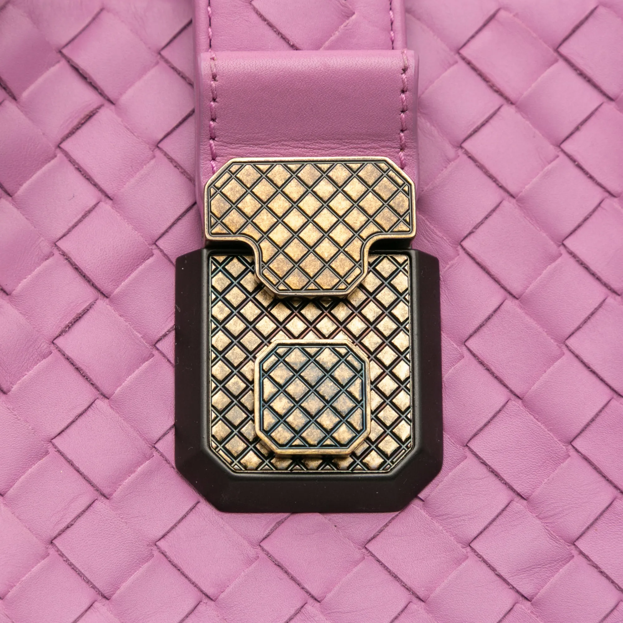 Small Nappa Intrecciato Roma Satchel