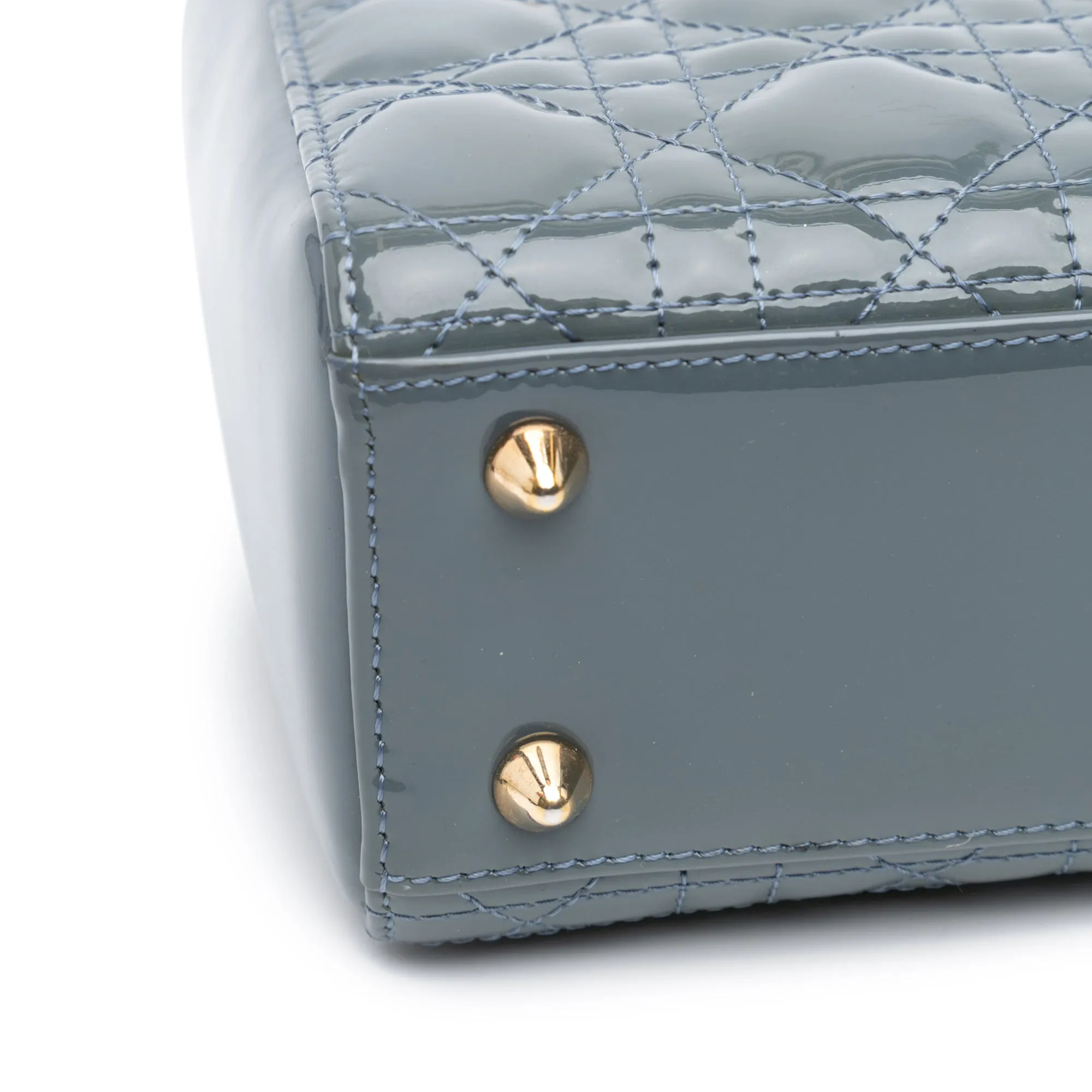 Small Patent Cannage Lady Dior