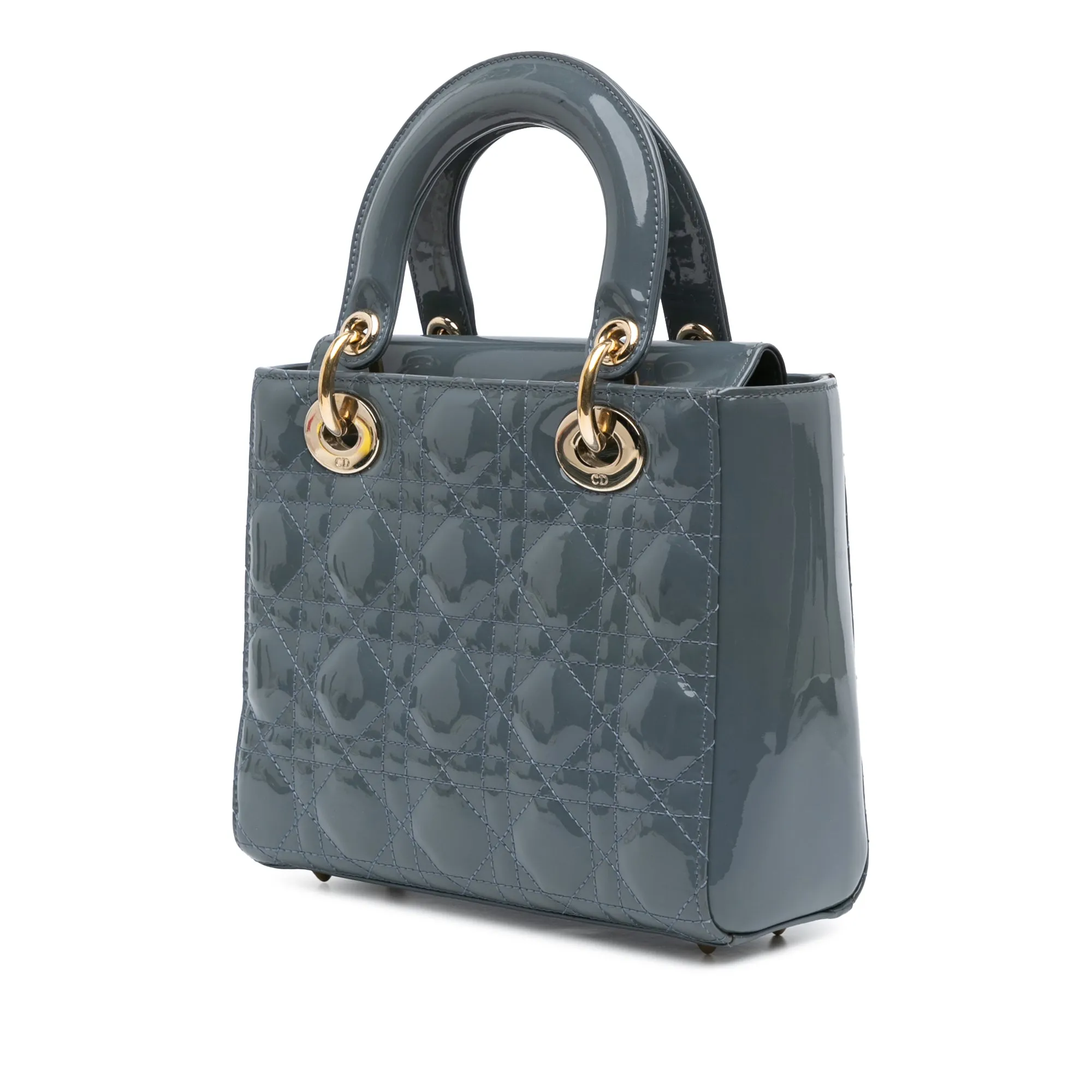 Small Patent Cannage Lady Dior