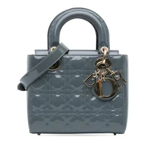 Small Patent Cannage Lady Dior