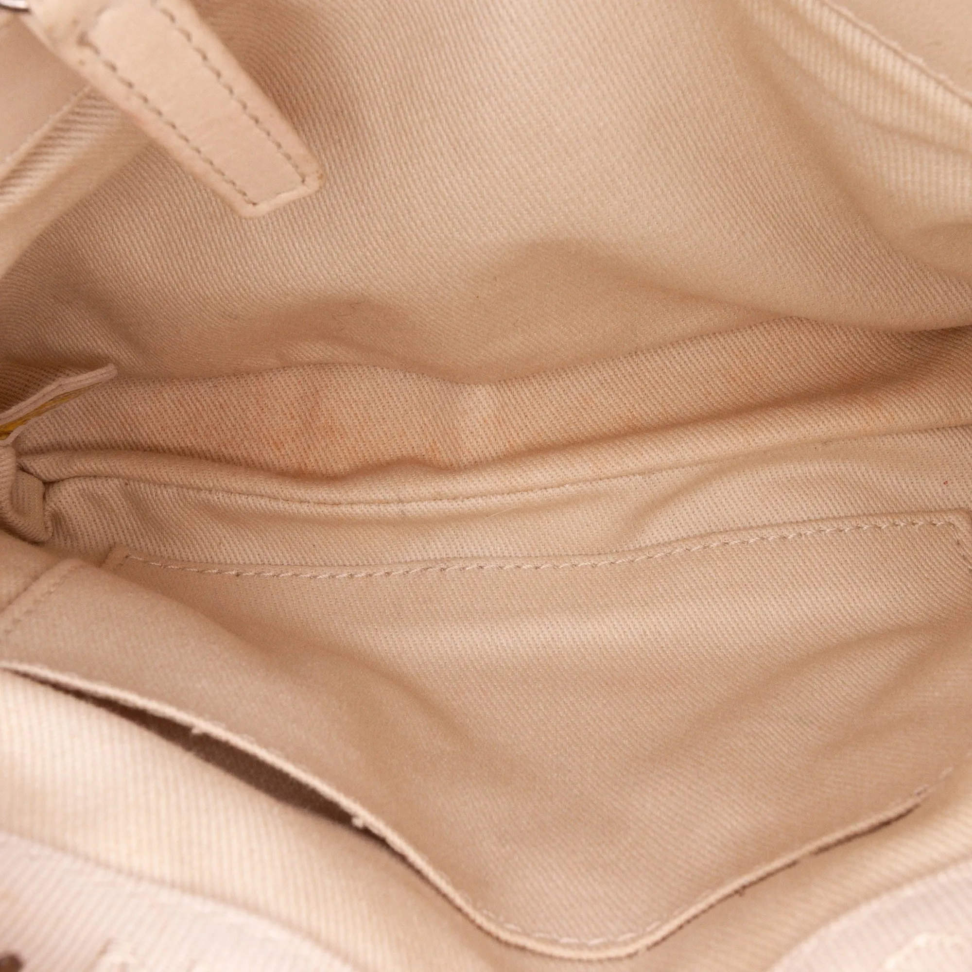 Small Quilted Shiny Sheepskin Boy Chained Tote