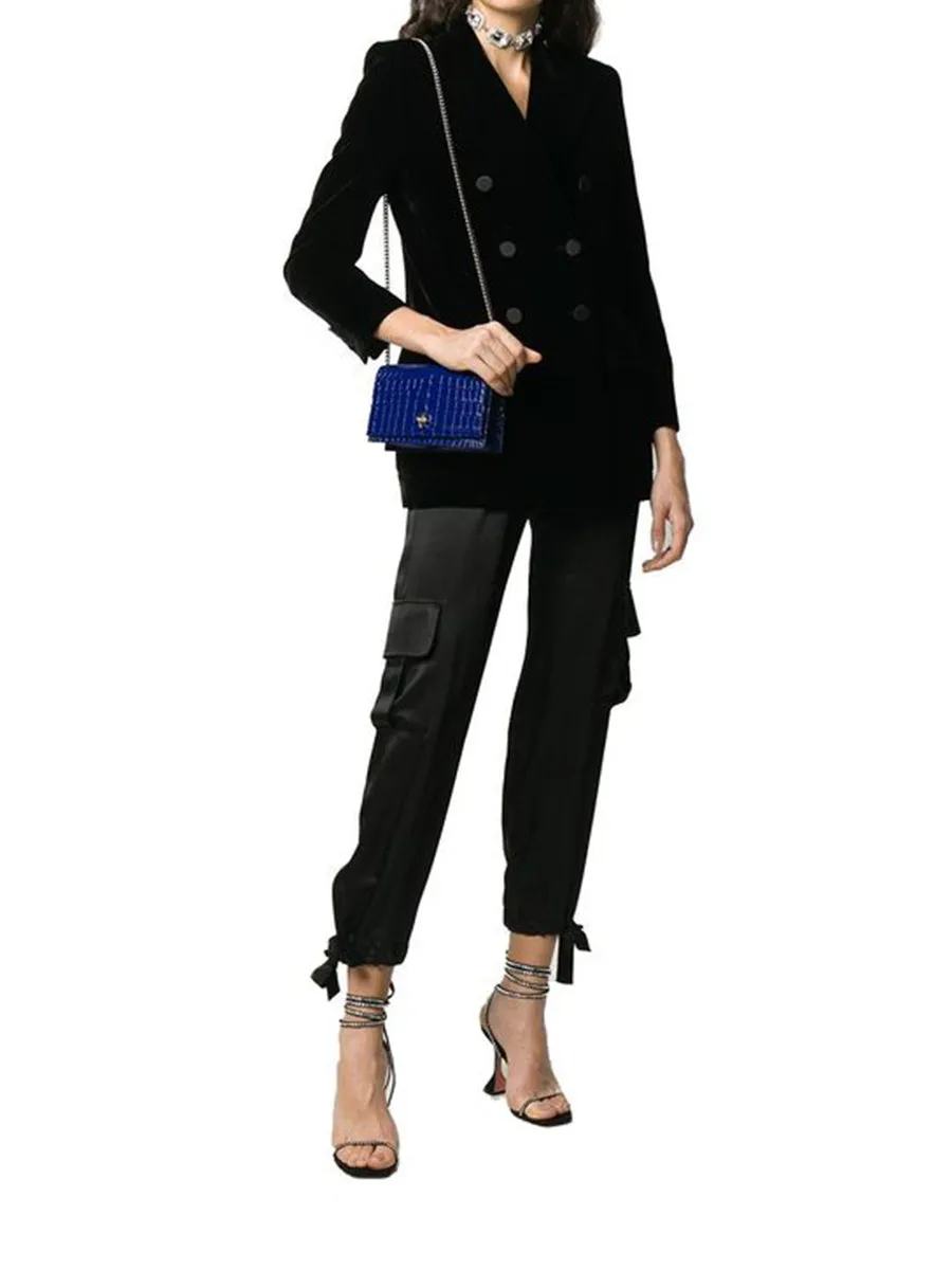 Small Skull Bag in Deep Blue
