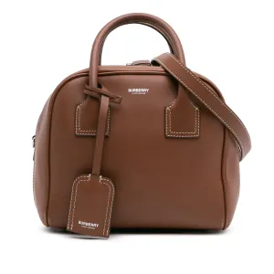 Small Smooth Calfskin Cube Satchel
