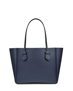Small Vincennes Reversible Tote in Navy and Champagne