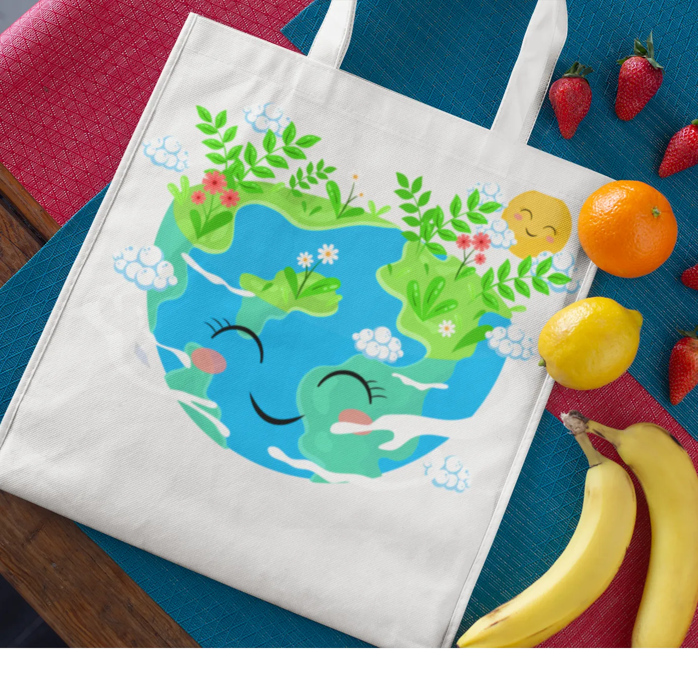 Smiling Earth T-shirt,   Earth Day