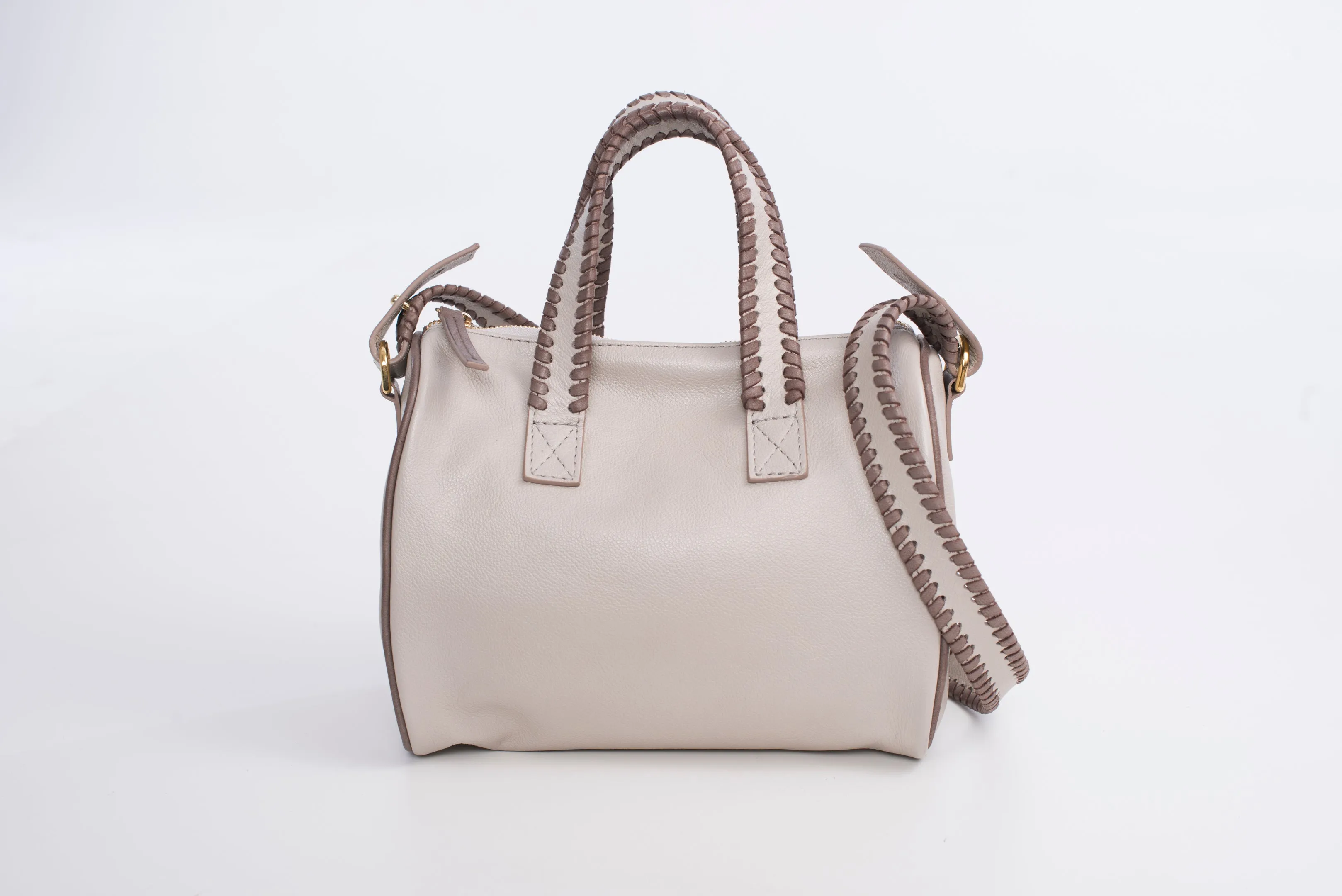 Smooth Leather Satchel