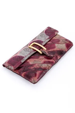 Snakeskin Clutch