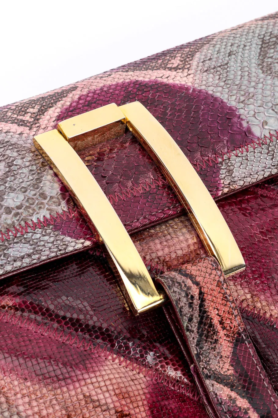 Snakeskin Clutch
