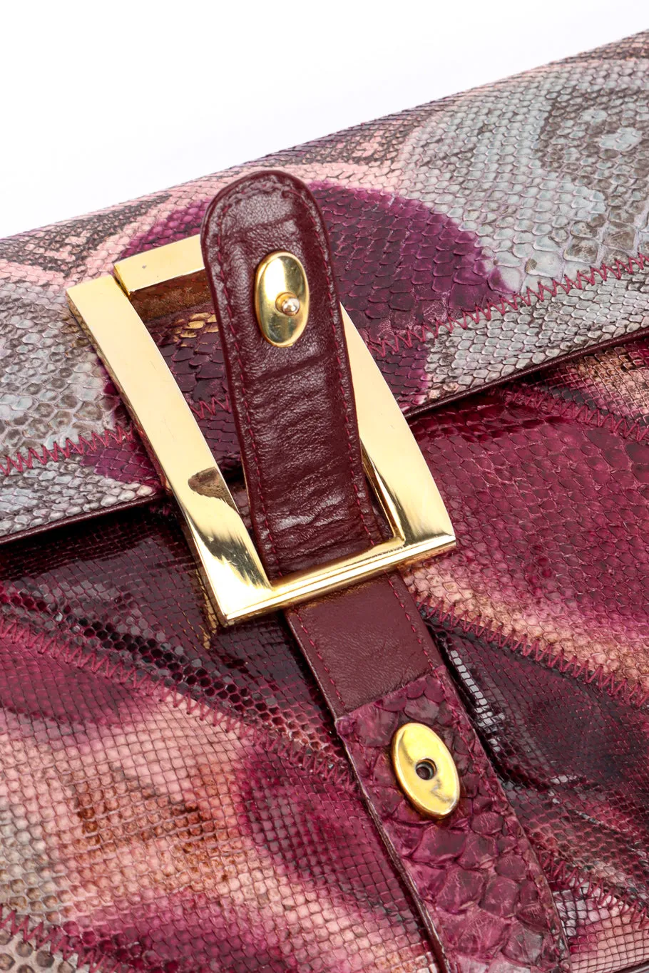 Snakeskin Clutch