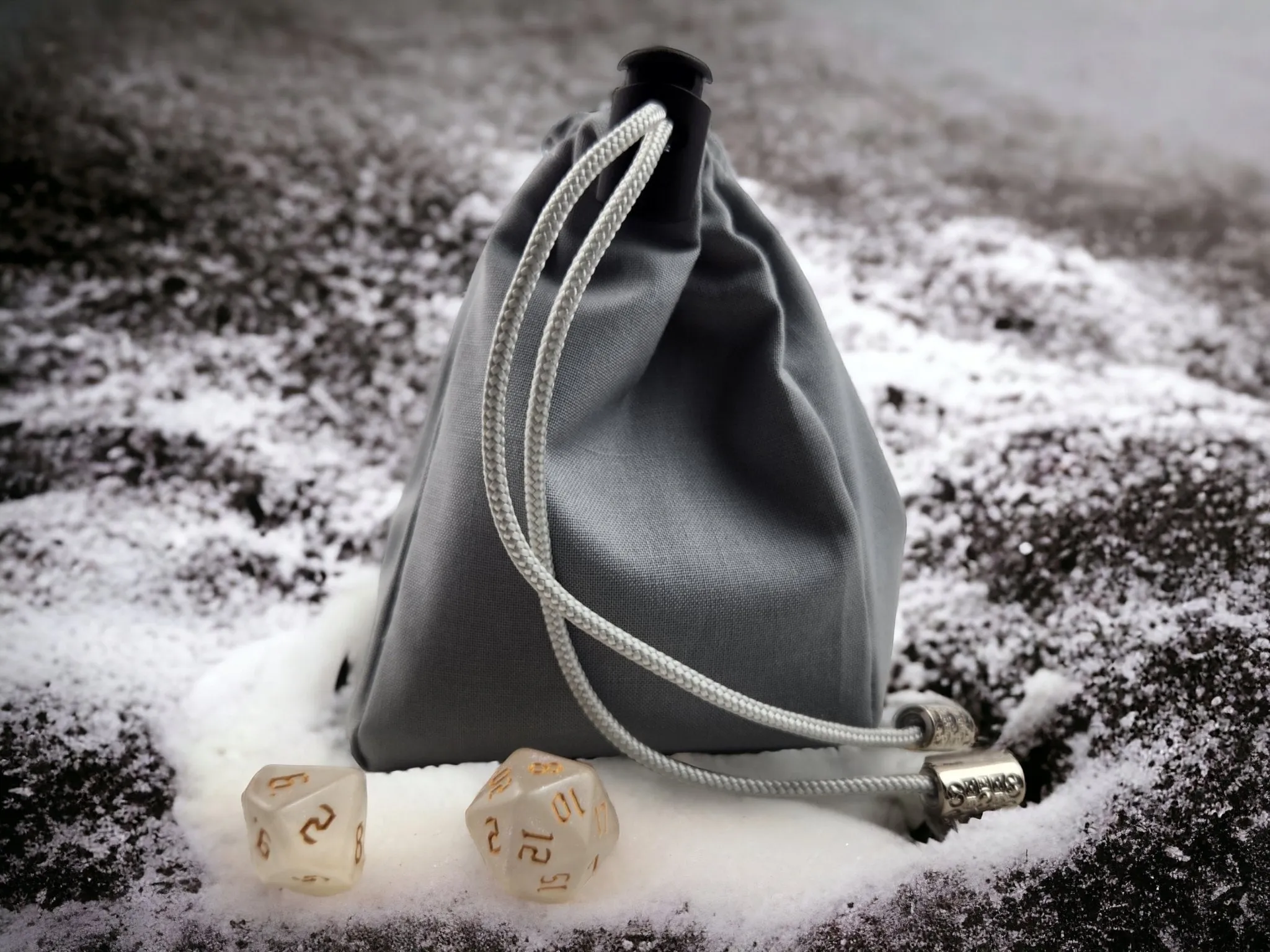 Snow Fox Dice Bag