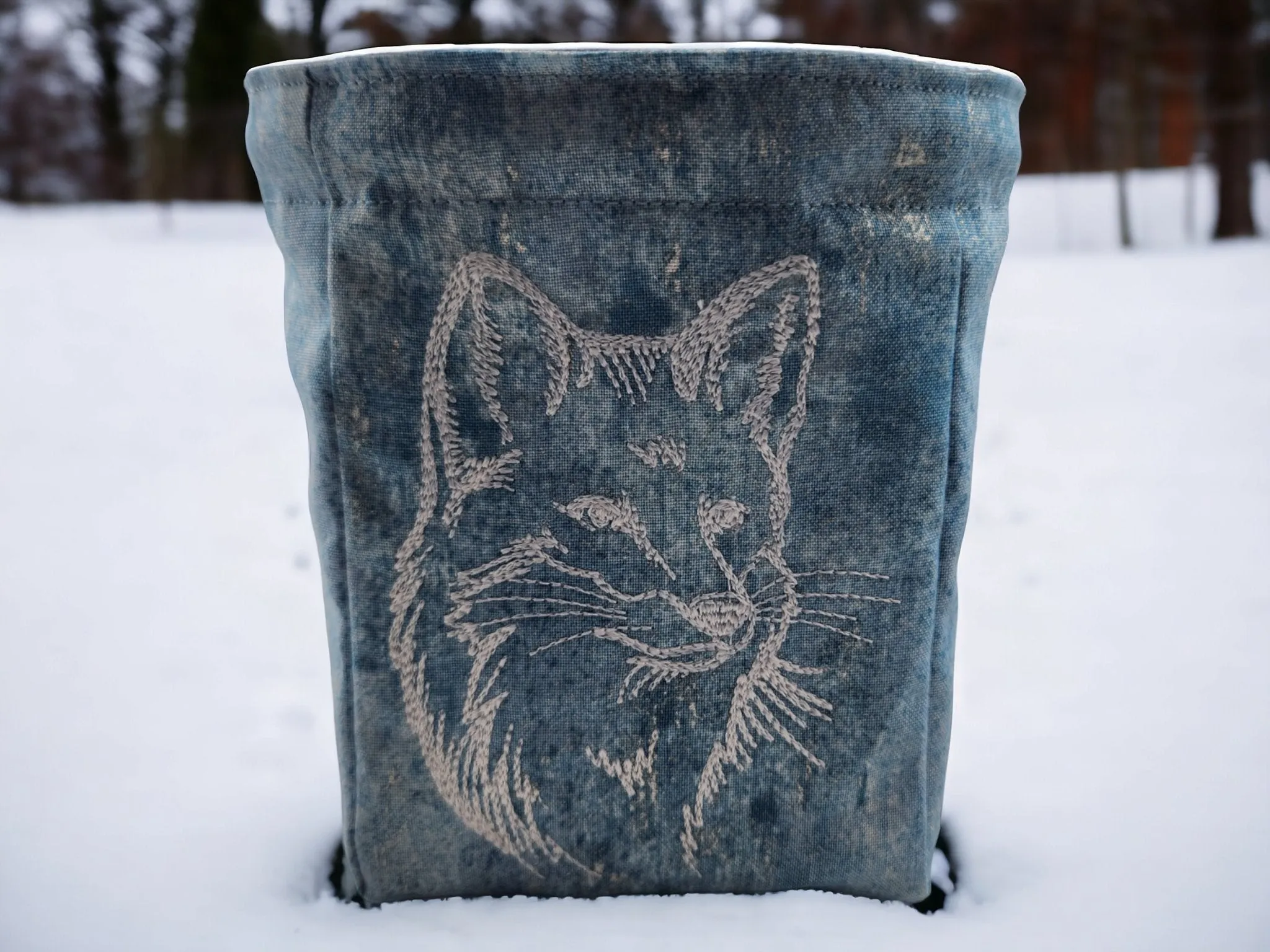 Snow Fox Dice Bag
